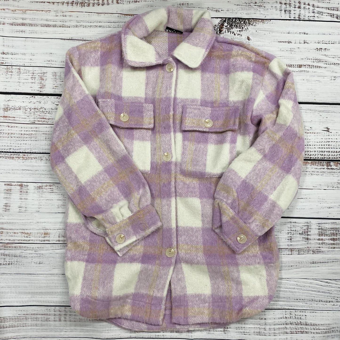 Purple Plaid Checkered Shacket- Katydid