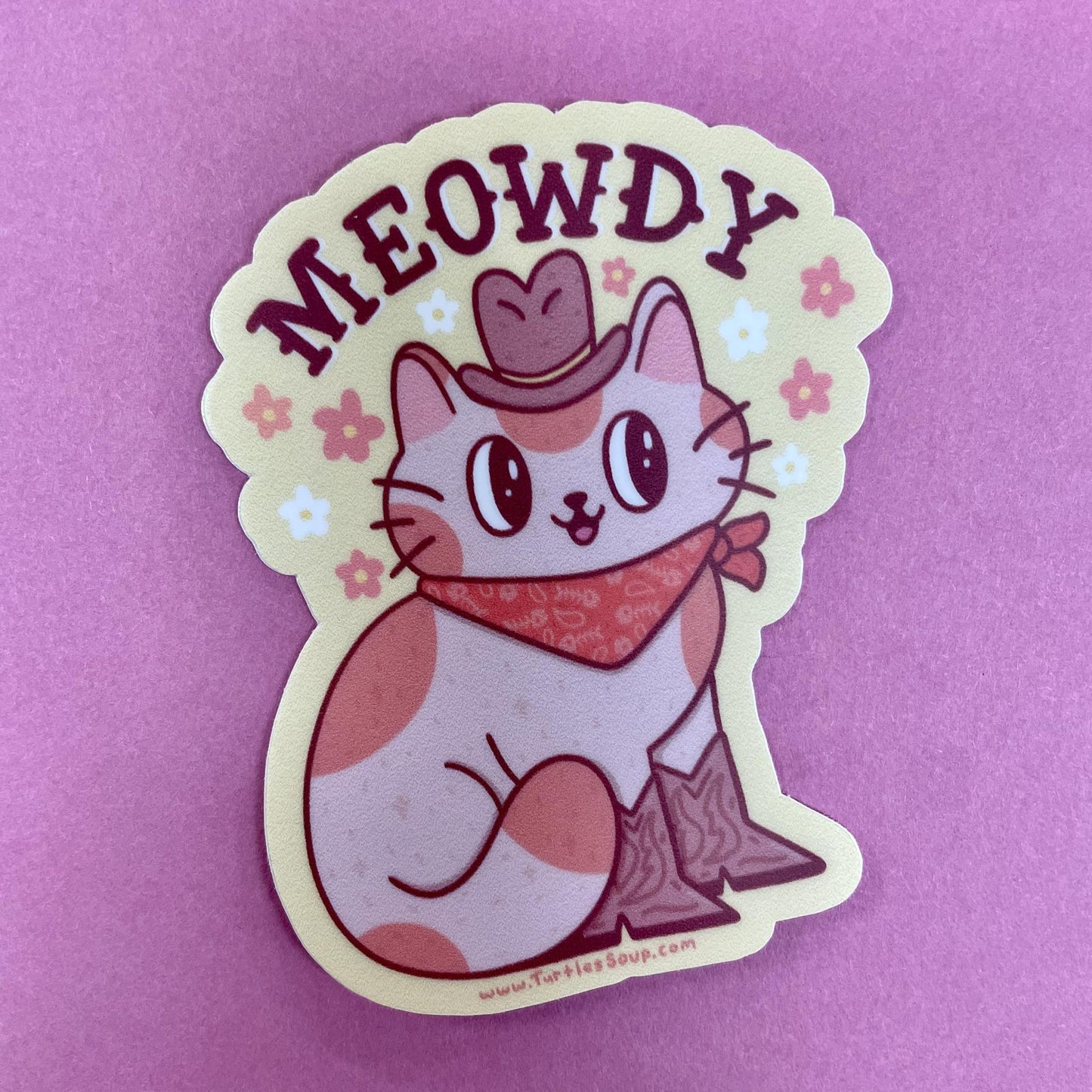 Meowdy Sticker