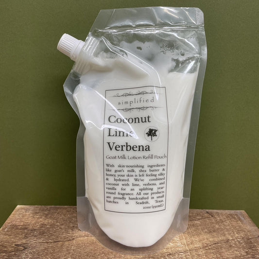 "Coconut Lime Verbena" Lotion Refill -Simplified