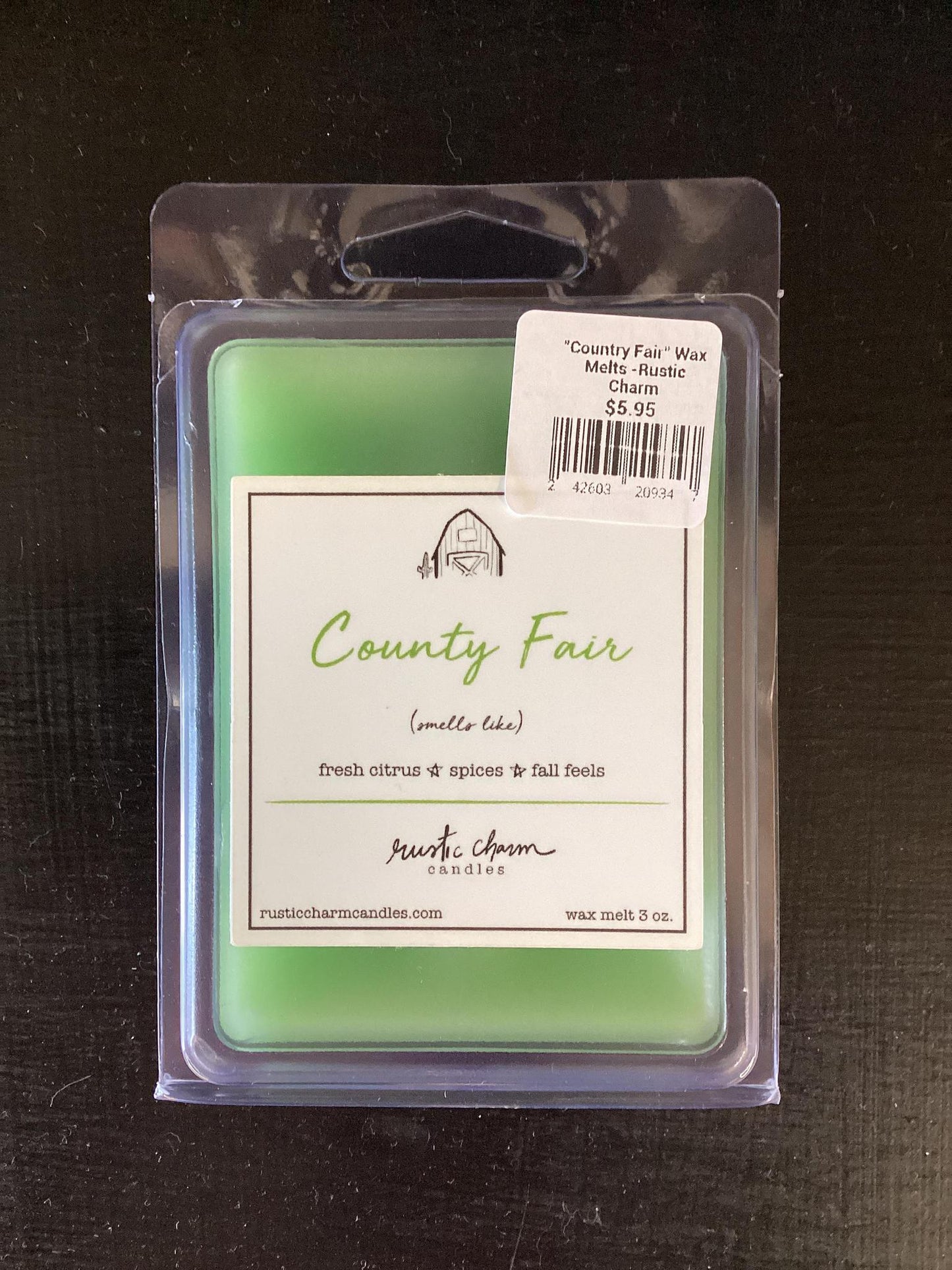 "County Fair" Wax Melts -Rustic Charm