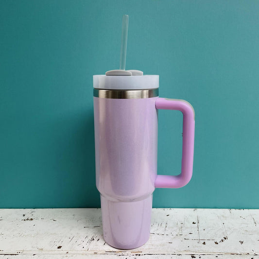 Lavender Iridescent 30oz Tumbler - Jane Marie