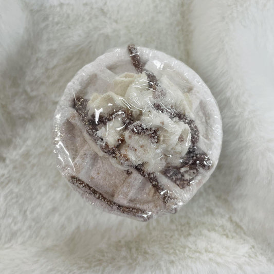"Chocolate Chip Waffle" Bath Bomb -Whipped Up Wonderful