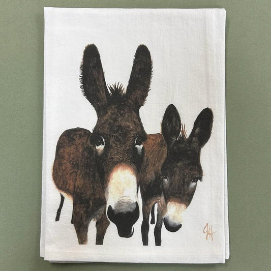 Murray Donkeys Tea Towel- Dolly Estelle