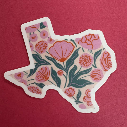 Texas Sticker Florals - Big Moods