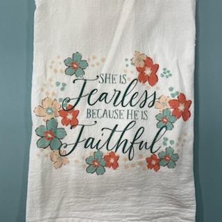 Fearless, Faithful Towel- Clairmont & Co.