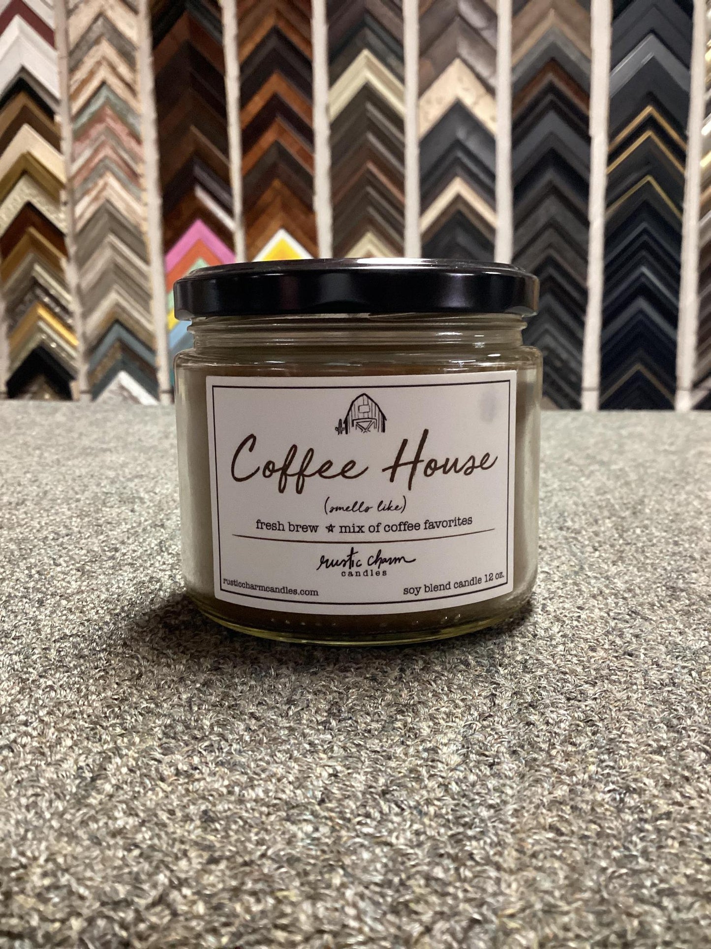 "Coffee House" Candle -Rustic Charm