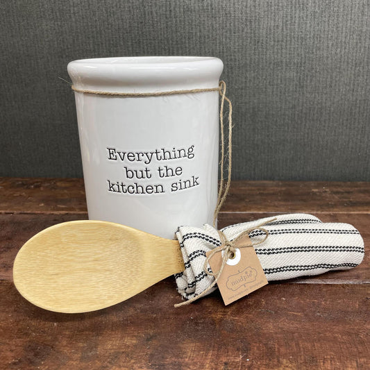 Everything But The Kitchen Sink Utensil Holder Set