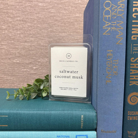 Saltwater Coconut Musk Wax Melts - Hico Candle Co.