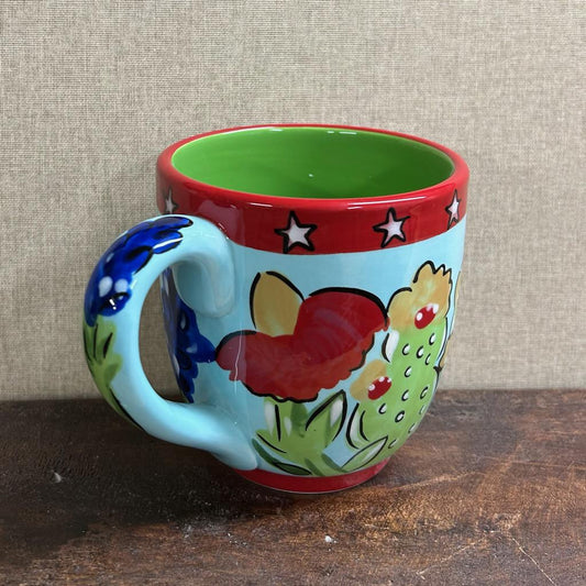 Texas Wildflower Cactus Mug- Glory Haus