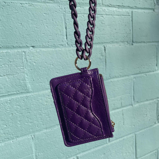 Purple Rhodes Quilted Bangle- Jen&Co.