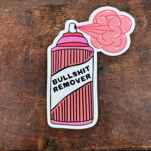 Bullshit Remover Sticker- Mugsby