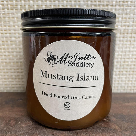 Mustang Island Candle - 16oz - McIntire Saddlery