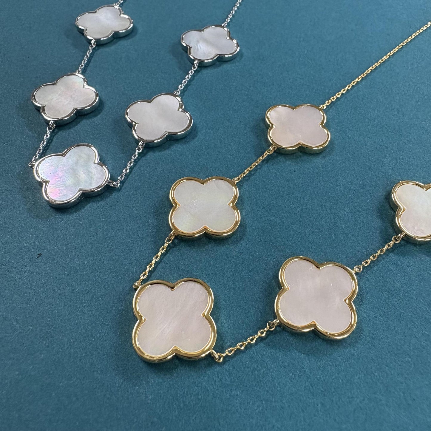 Short Link Clover Necklace - Fashion City