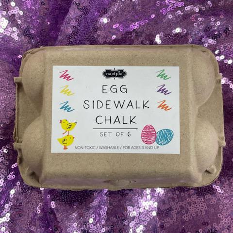 Egg Sidewalk Chalk Set- Easter Mud Pie