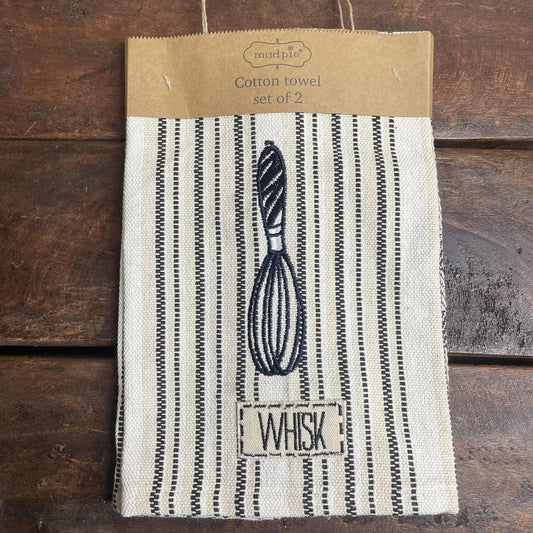 Bistro Whisk Towel- Mud Pie