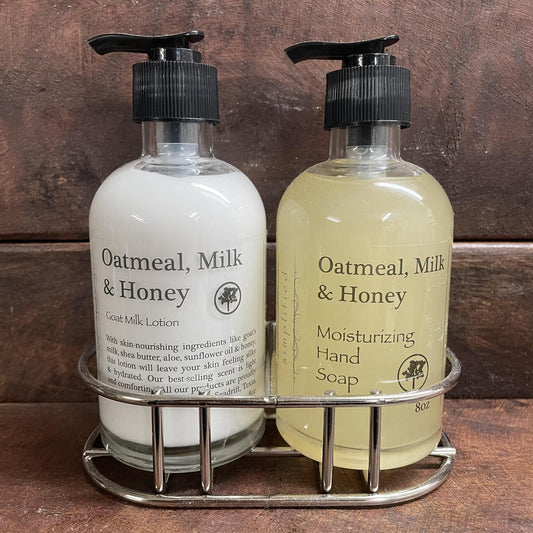 "Oatmeal, Milk & Honey" Soap And Lotion Set -Simplified