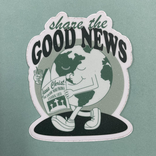 Share The Good News Sticker - GLO