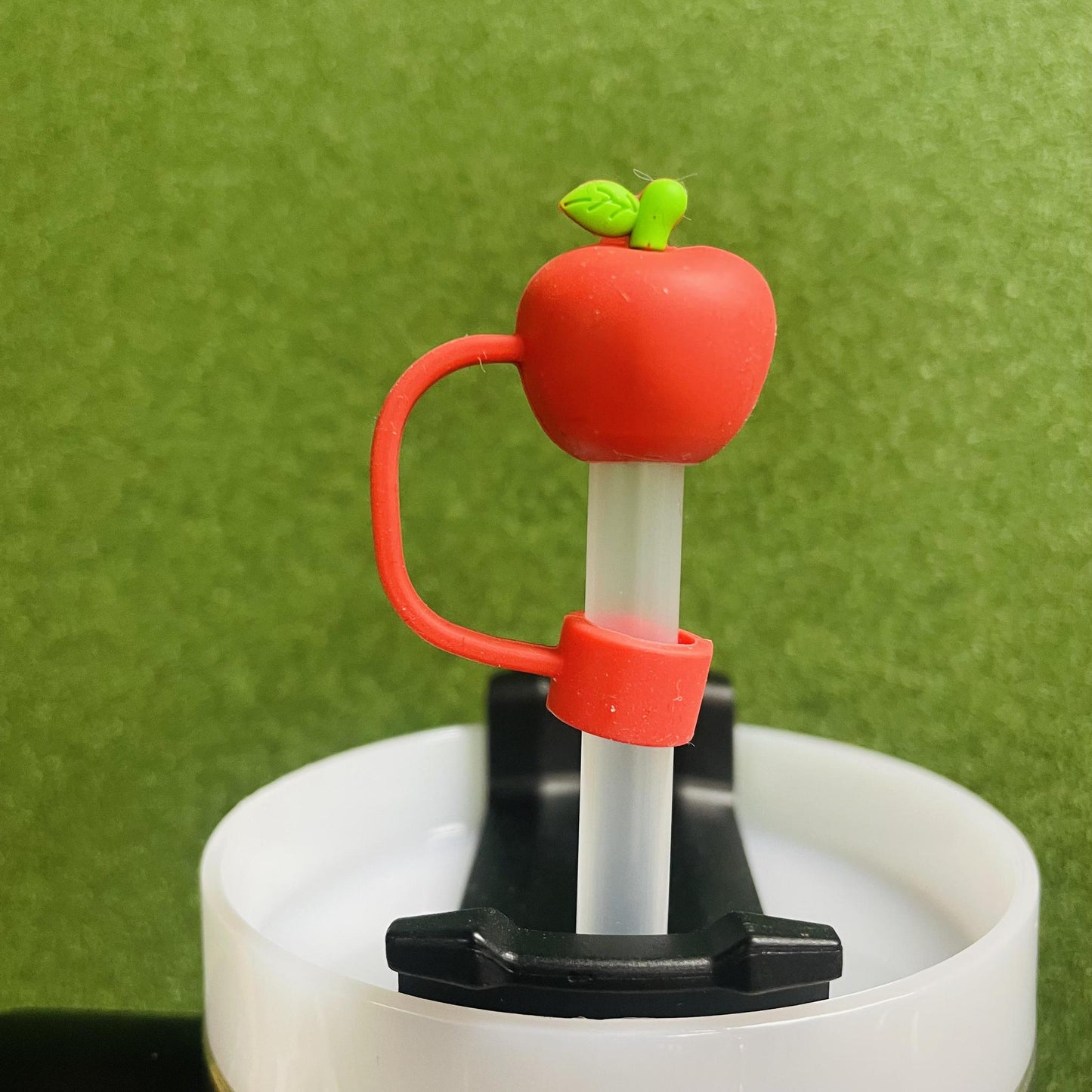 Straw Topper - Apple