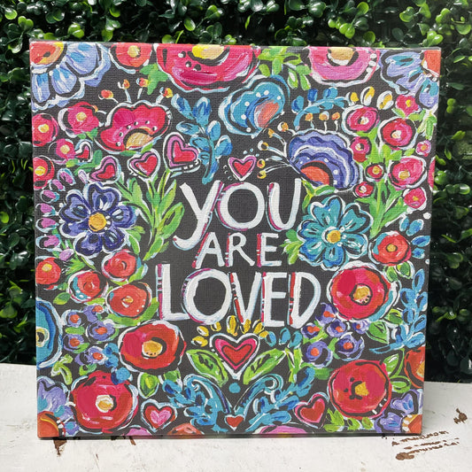 You Are Loved Small Canvas- Glory Haus