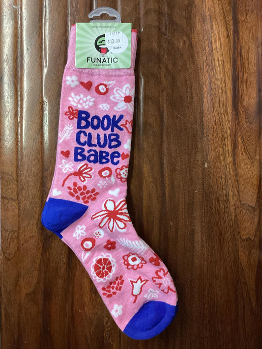"Book Club Babe" Socks - Funatic