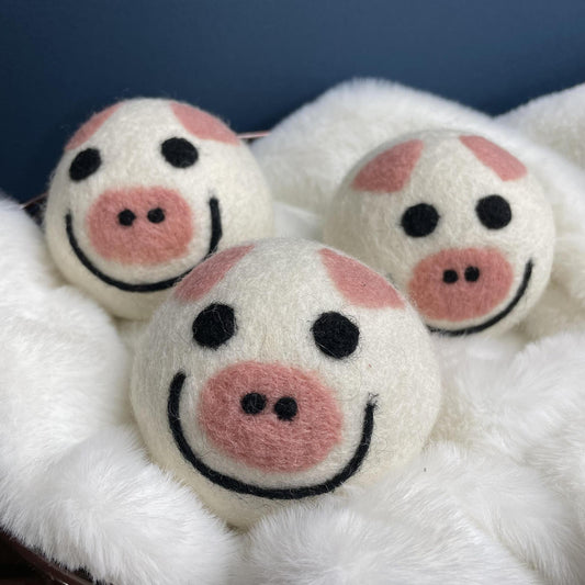 Pig Trio Dryer Balls- Friendsheep