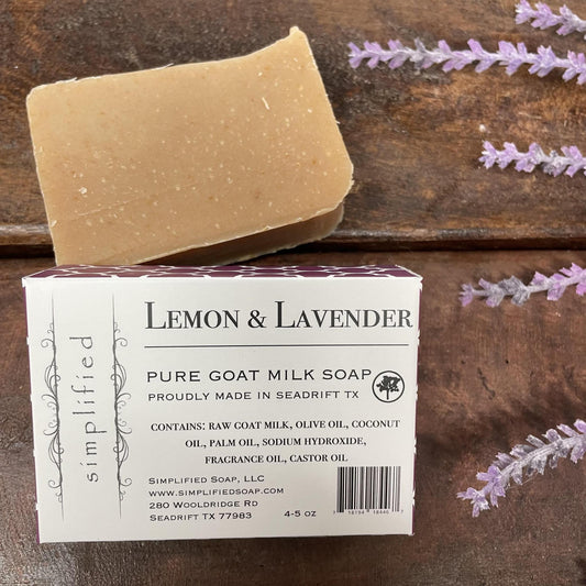 "Lemon & Lavender" Bar Soap -Simplified