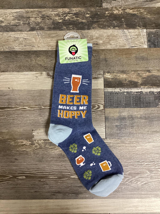 "Beer Makes Me Hoppy" Socks- Funatic