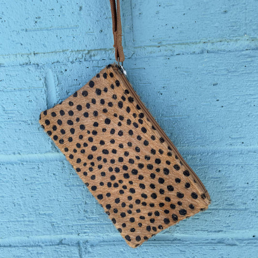 Leopard Print- Wristlet