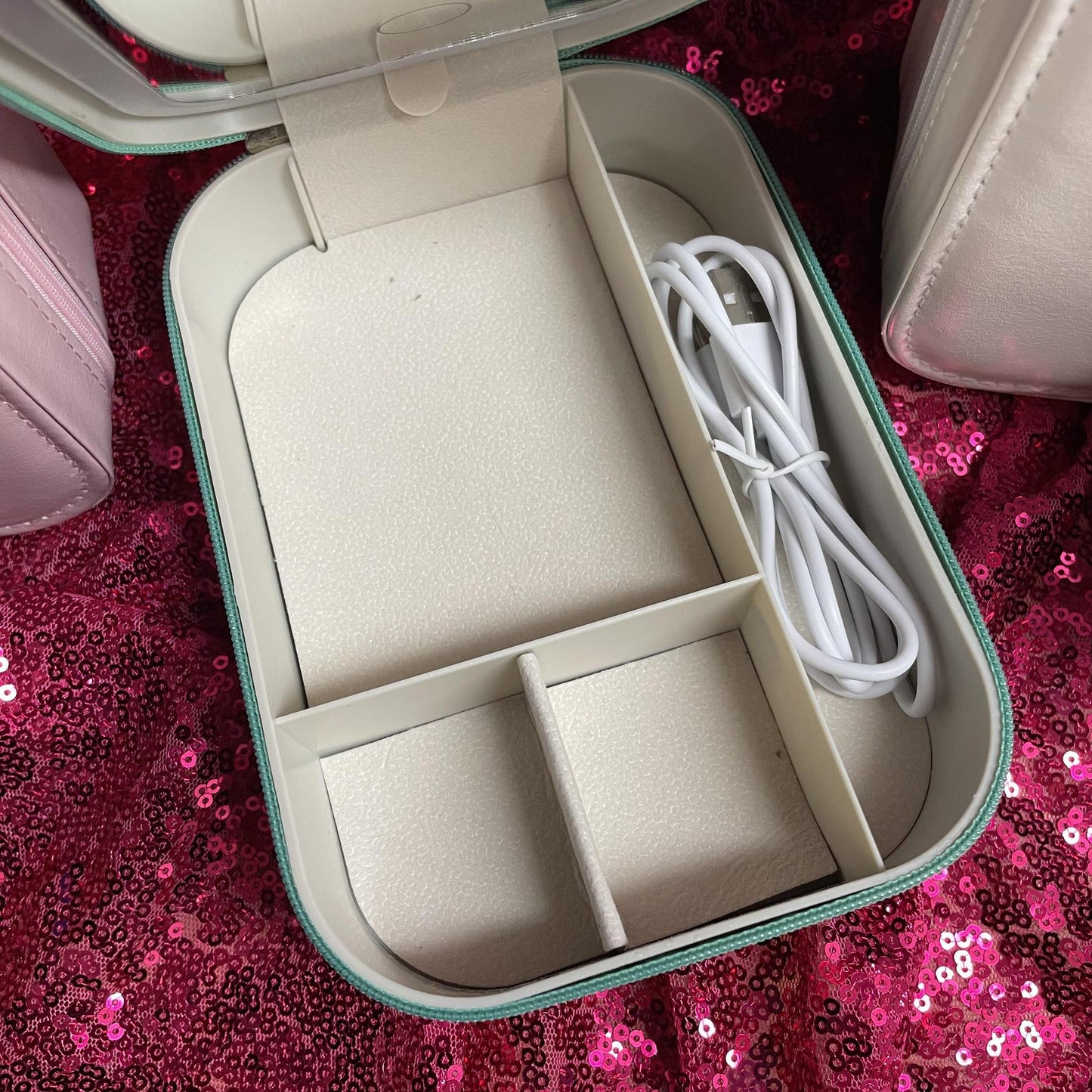 Lighted Mirror Jewelry Cases