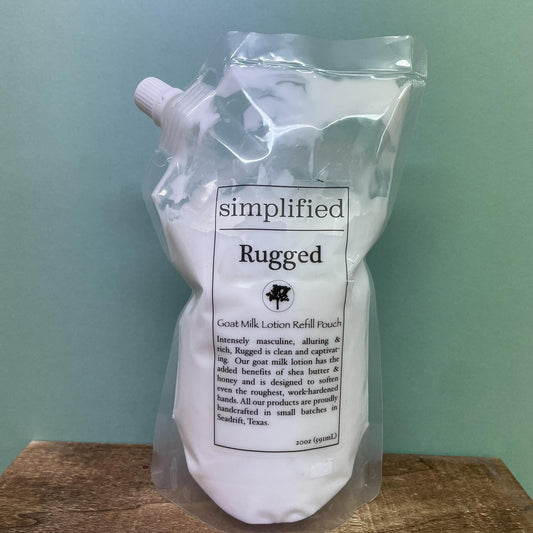 "Rugged" Lotion Refill -Simplified