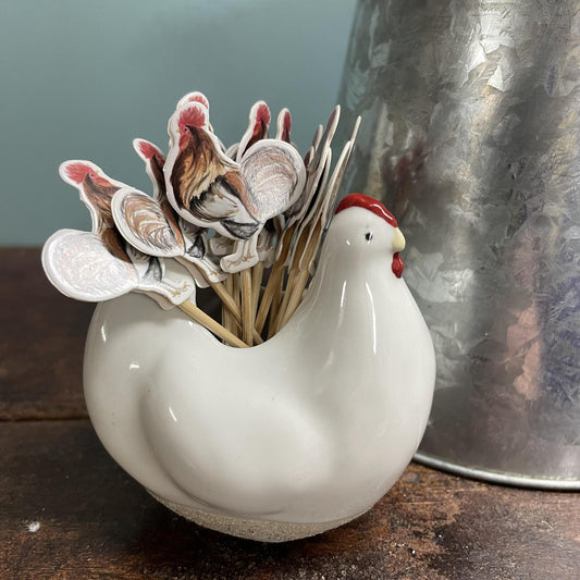 Chicken Toothpick Holder- Mud Pie