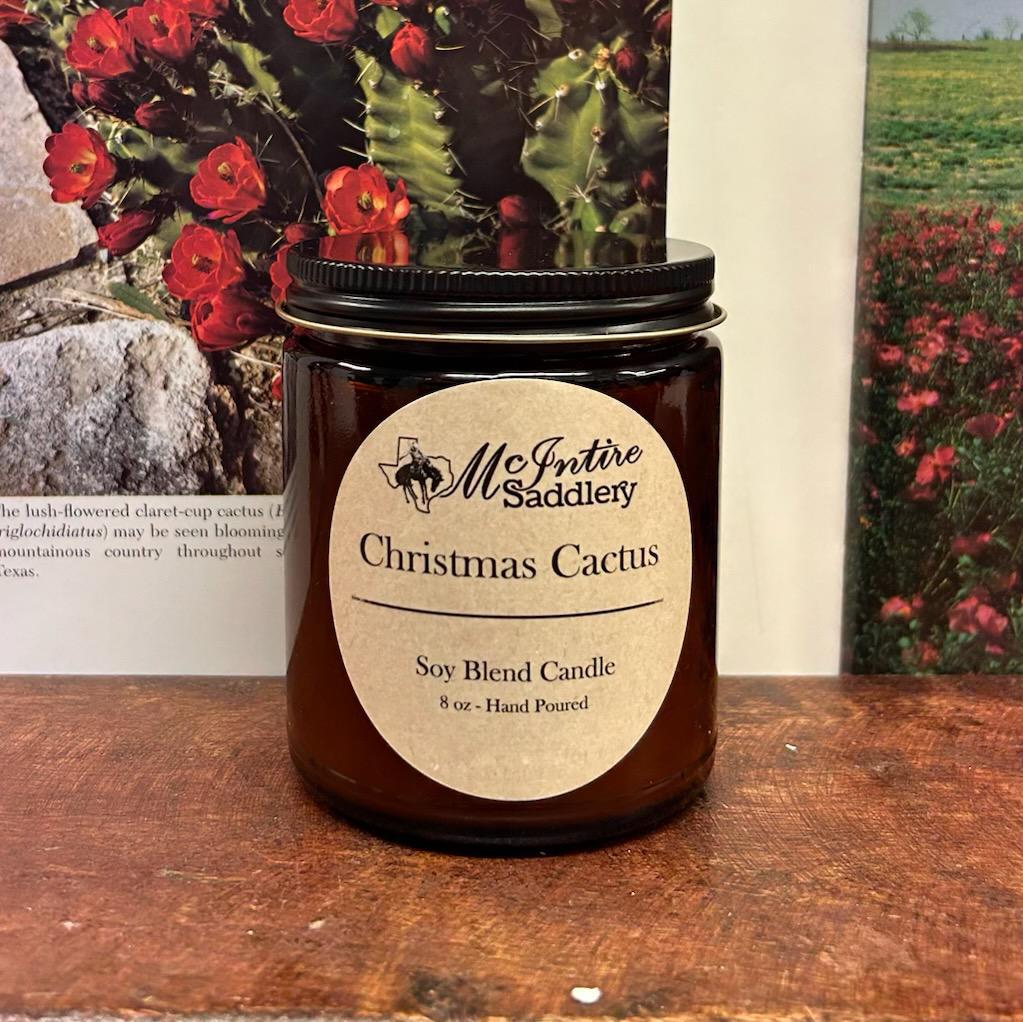 Christmas Cactus Candle- McIntire Saddlery