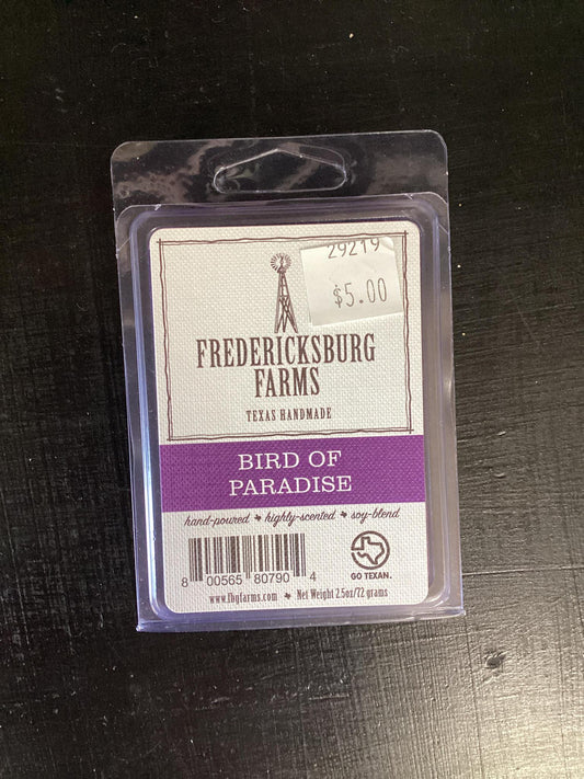 "Birds Of Paradise" Wax Melts -Fredericksburg Farms
