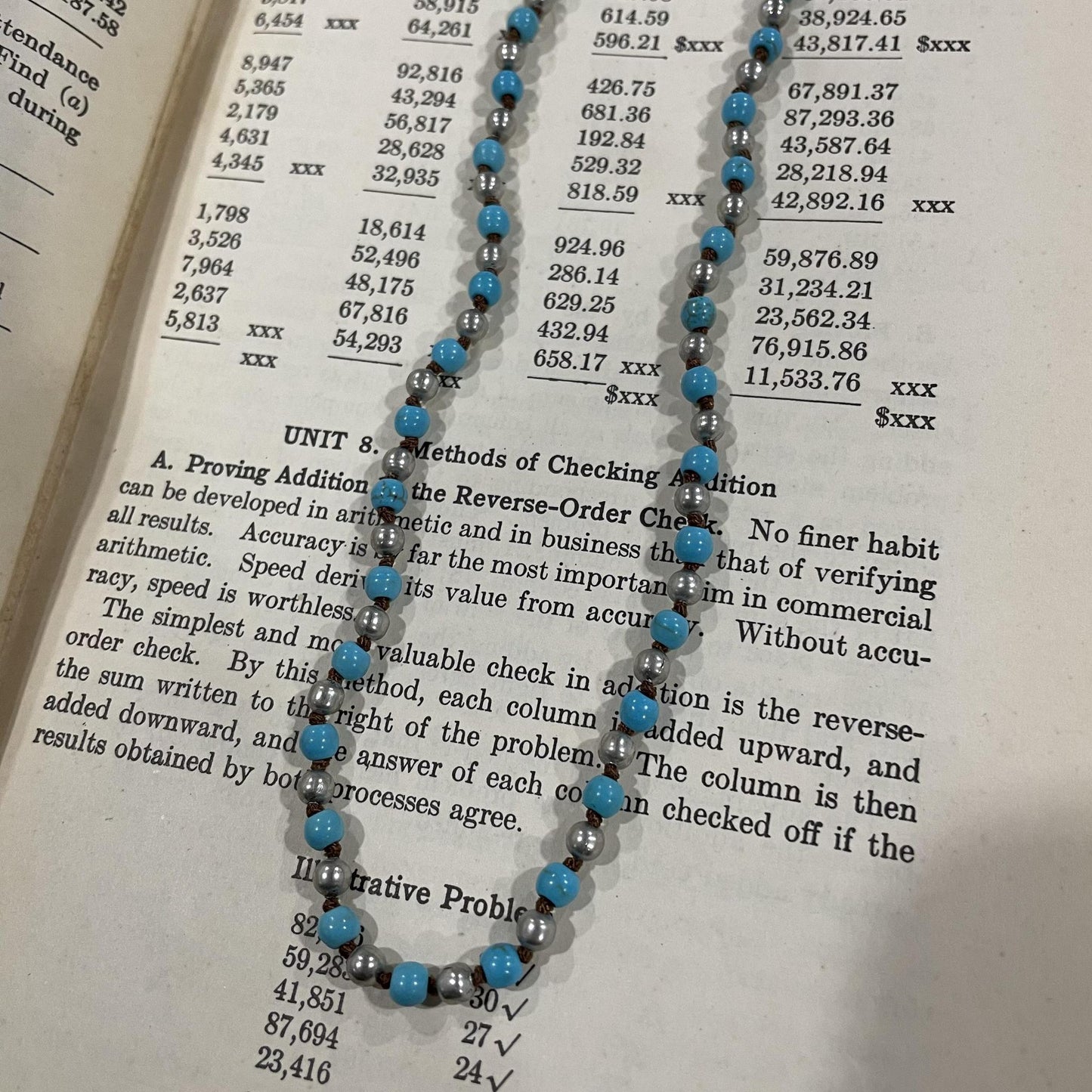 Navajo & Turquoise Small Beaded Necklace- Dallas