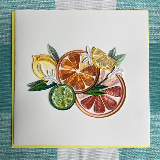 Citrus Art- Quilling Card