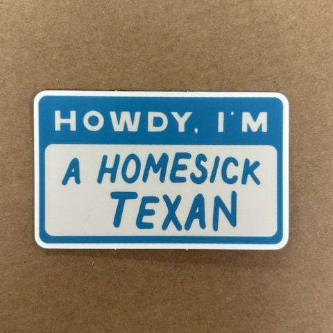 Homesick Texan Sticker- MLH