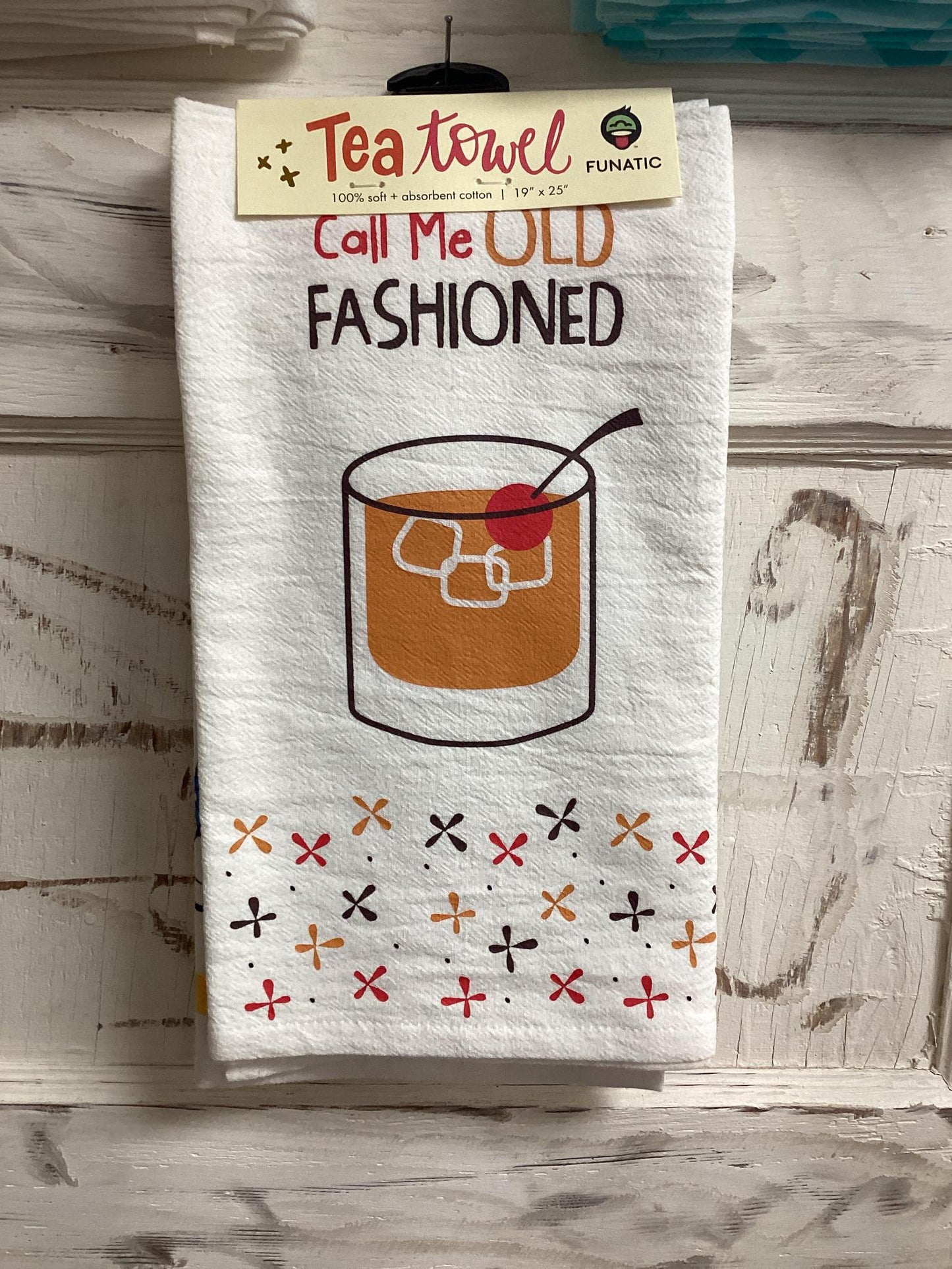 "Call Me Old Fashioned" Tea Towel - Funatic