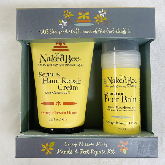 "Orange Blossom Honey" Hands And Feet Repair Kit -Naked Bee
