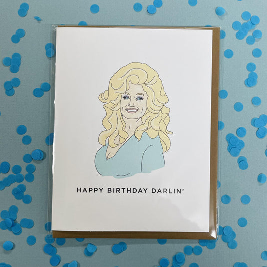 Happy Birthday Darlin' Card- Maddon & Co.