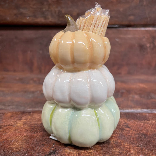 Stacked Pumpkin Toothpick Holder