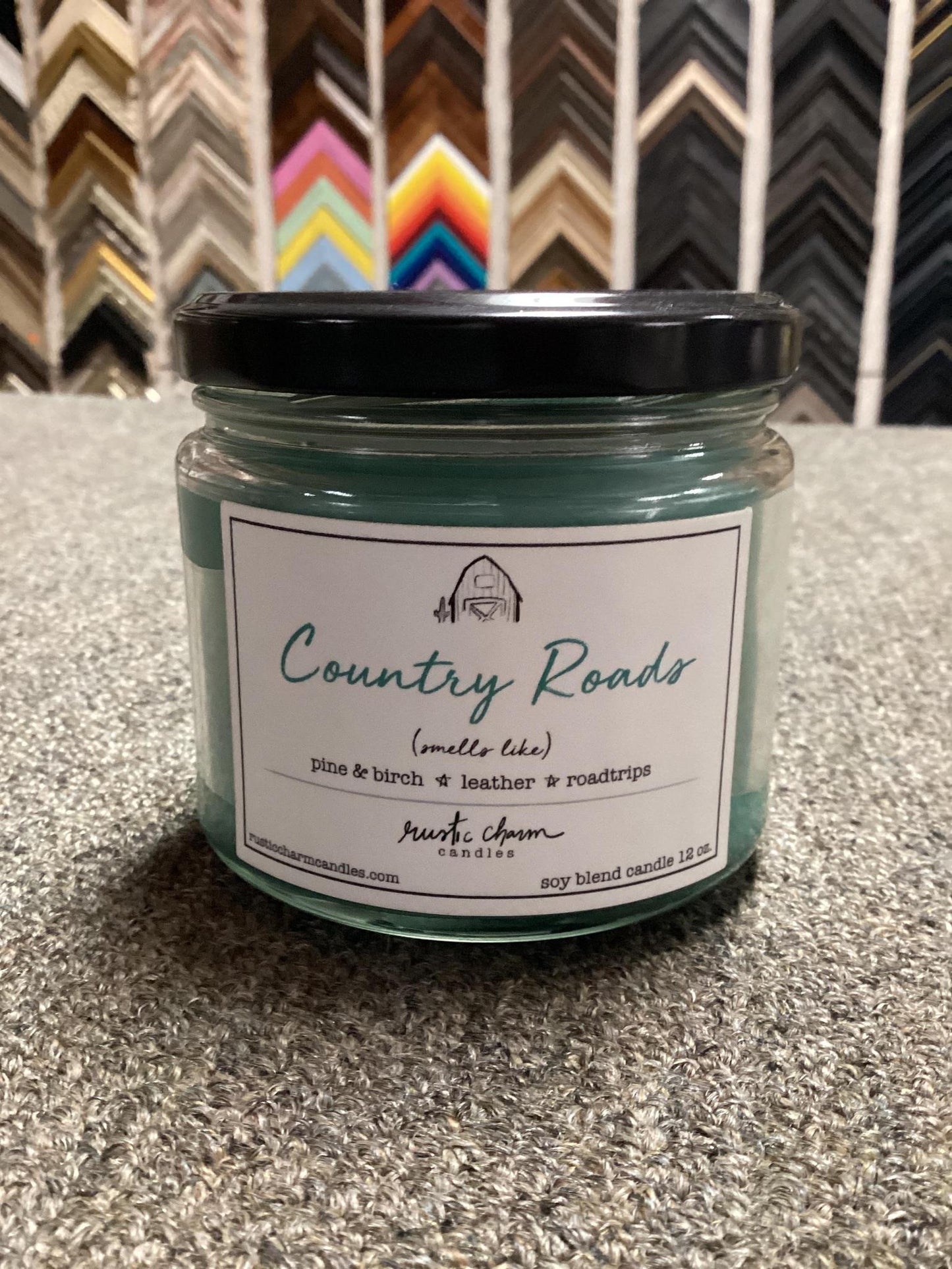 "Country Roads" Candle -Rustic Charm