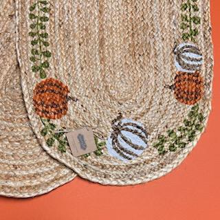 Pumpkin Jute Runner- Fall Mud Pie