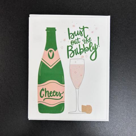 "Bust Out The Bubbly!" Card
