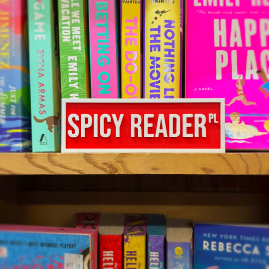 Spicy Reader Street Sign - The Crafted Nook