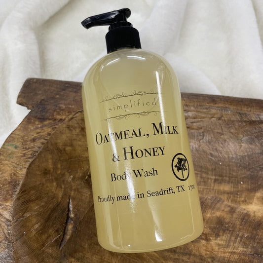 "Oatmeal, Milk & Honey" Body Wash -Simplified