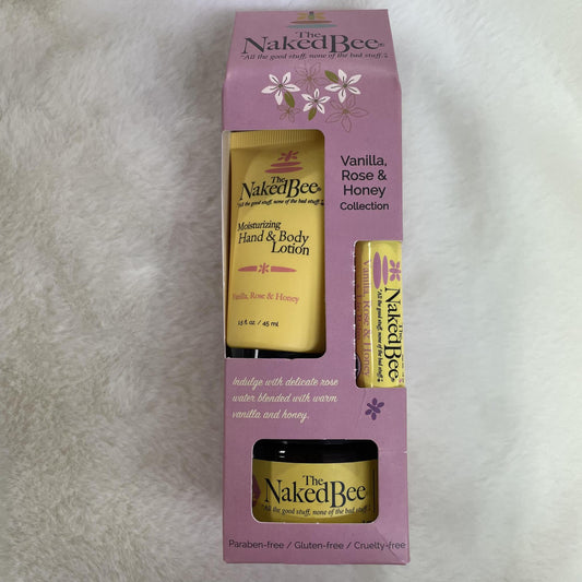 Vanilla Rose & Honey Collection -Naked Bee