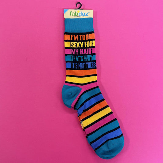 I'm Too Sexy Socks - fabdaz