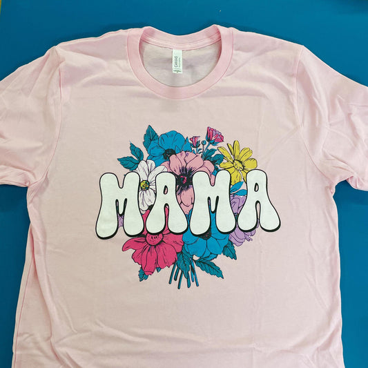 Mama Floral- T-shirt