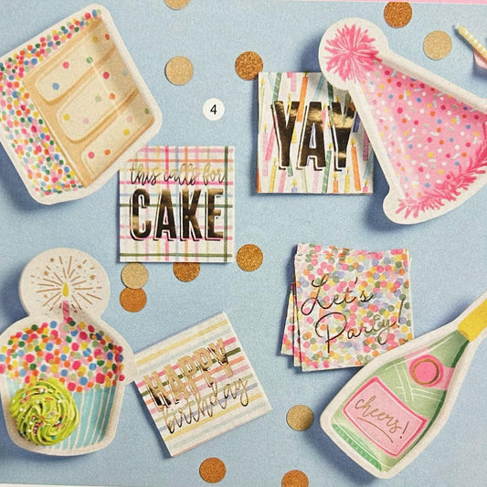 Birthday Paper Goods Set- Mud Pie