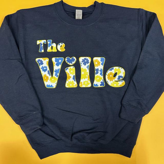 Floral 'The Ville'- Youth Sweatshirt
